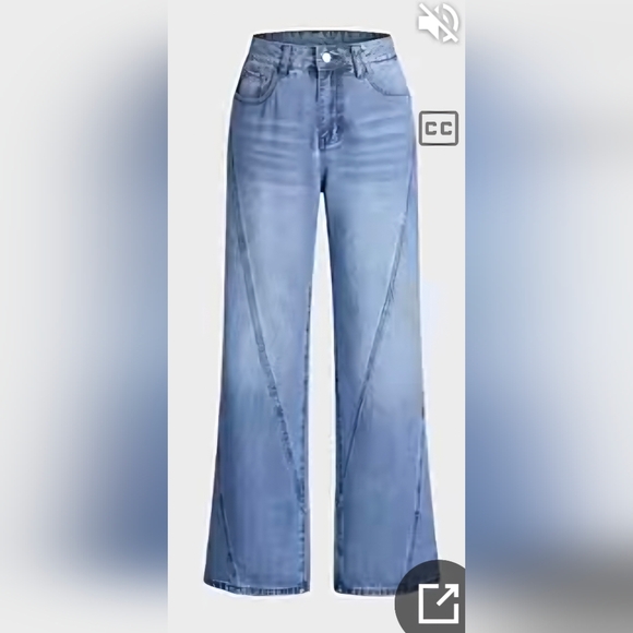 baggy blue jeans size L - Picture 1 of 10